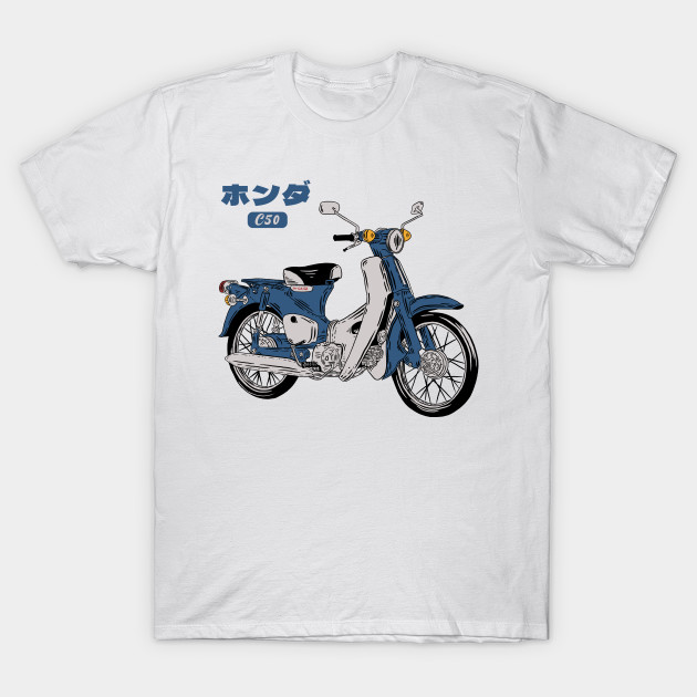 Honda C50 - Motorcycle - T-Shirt | TeePublic